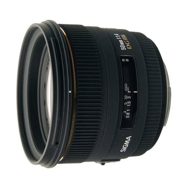 【中古】シグマ SIGMA 単焦点標準レンズ 50mm F1.4 EX DG HSM ニコン用 フルサイズ対応 310554