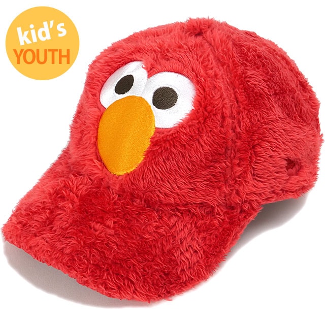 キッズキャップ 9TWENTY ユース セサミストリート エルモ [14682468] YH 920 SESAME STREET FACE ELMO 男の子・女の子 コラボ 帽子 レッド 正規取扱店