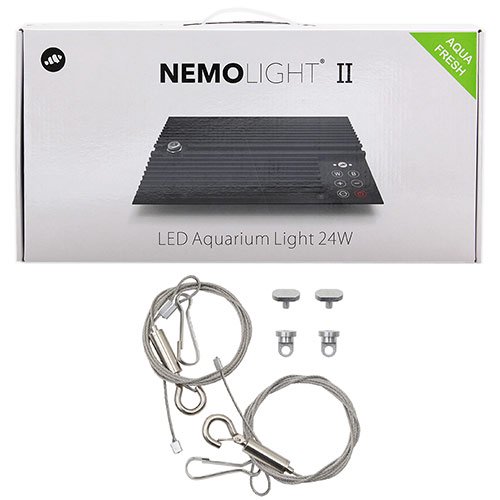 マーフィード　ＮＥＭＯ　ＬＩＧＨＴ　２　アクアフレッシュ　２４Ｗ　淡水用＋吊り下げワイヤーセット　ー４５ｃｍ水槽　ライト　照明　ＣＲＣ10―15―10―70―10