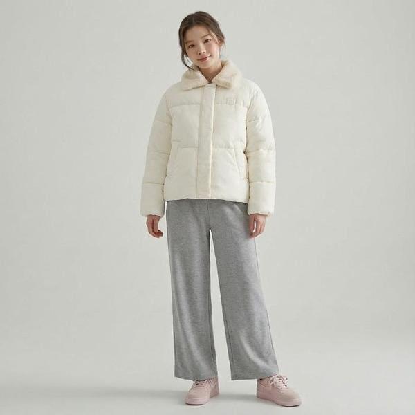 ヘンテンティーンズ椿01 女児 ダブルフェースタックパンツ_メランジグレー 14560-138-202-07-055 (S44878580)