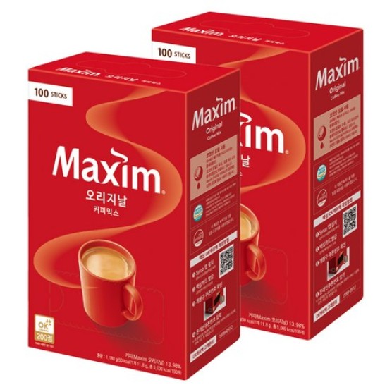 オリジナルコーヒーミックス 11.8g × 100本 × 2個セット（計200本）