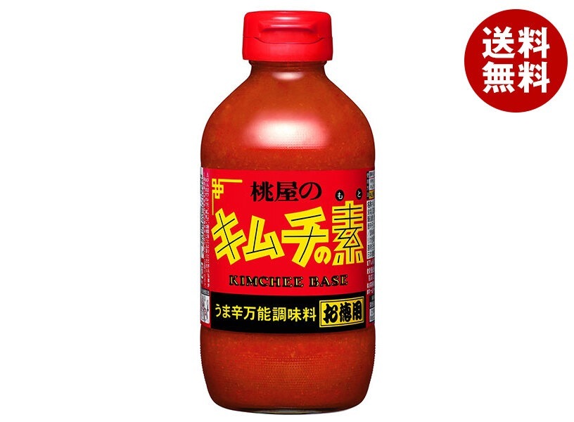 桃屋 キムチの素 お徳用 450g瓶＊6個入＊(2ケース)