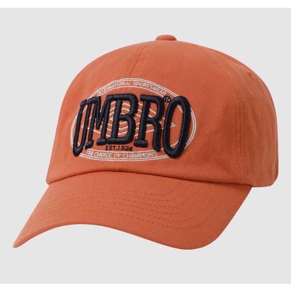 グラフィックウォッシングボールキャップ BB UQ123CCP24 ORG BLK