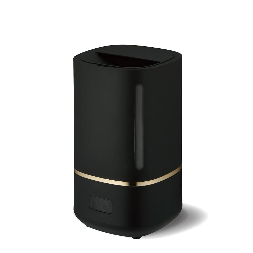 ドウシシャ 加湿器 超音波式 抗菌加工 加湿量200ml (木造和室3畳/プレハブ洋室6畳まで) タンク容量2.1L アロマ機能付 ブラック mistone 200
