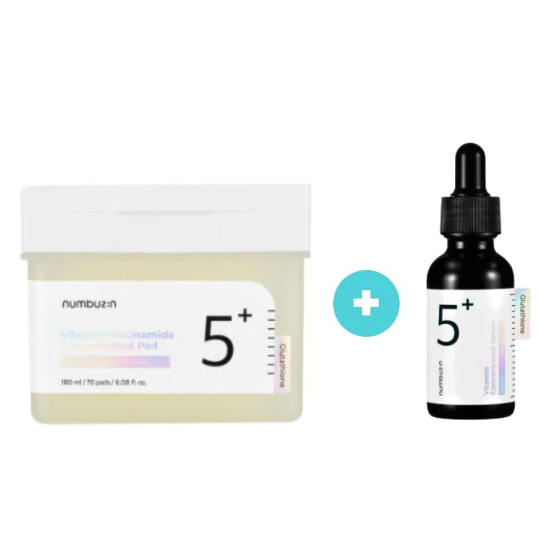 5番 白玉グルタチオンＣフィルムパッド, 70枚+美容液, 30ml