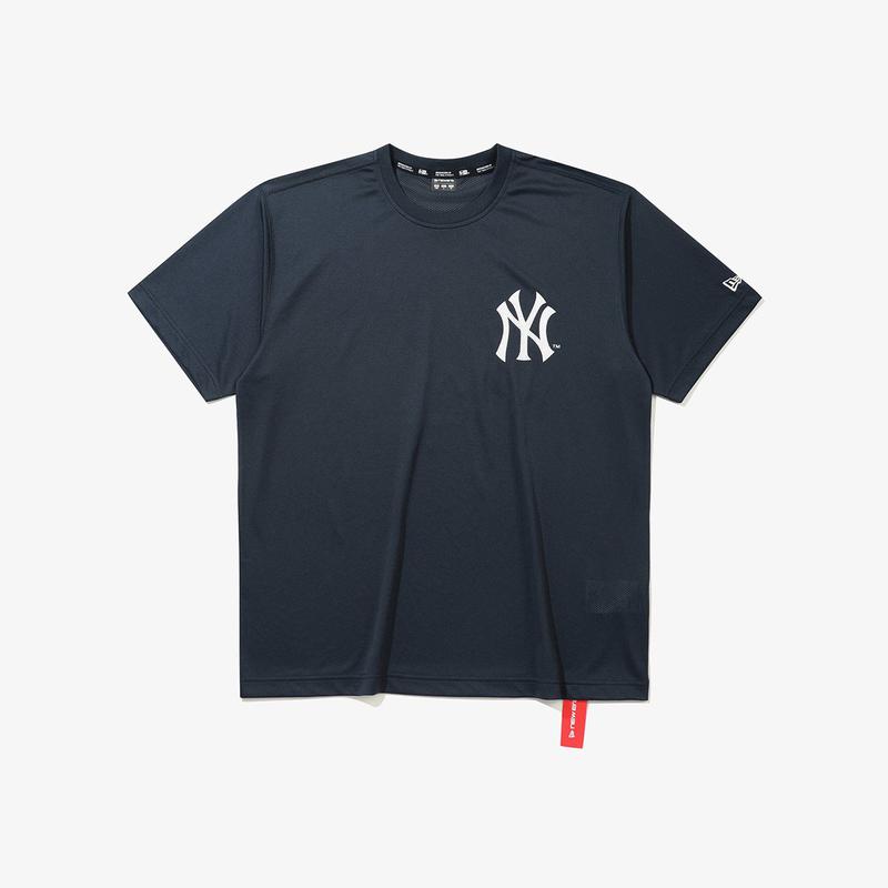 MLB ニューヨーク ヤンキース メッシュ Tシャツ チーム ネイビー 15147532