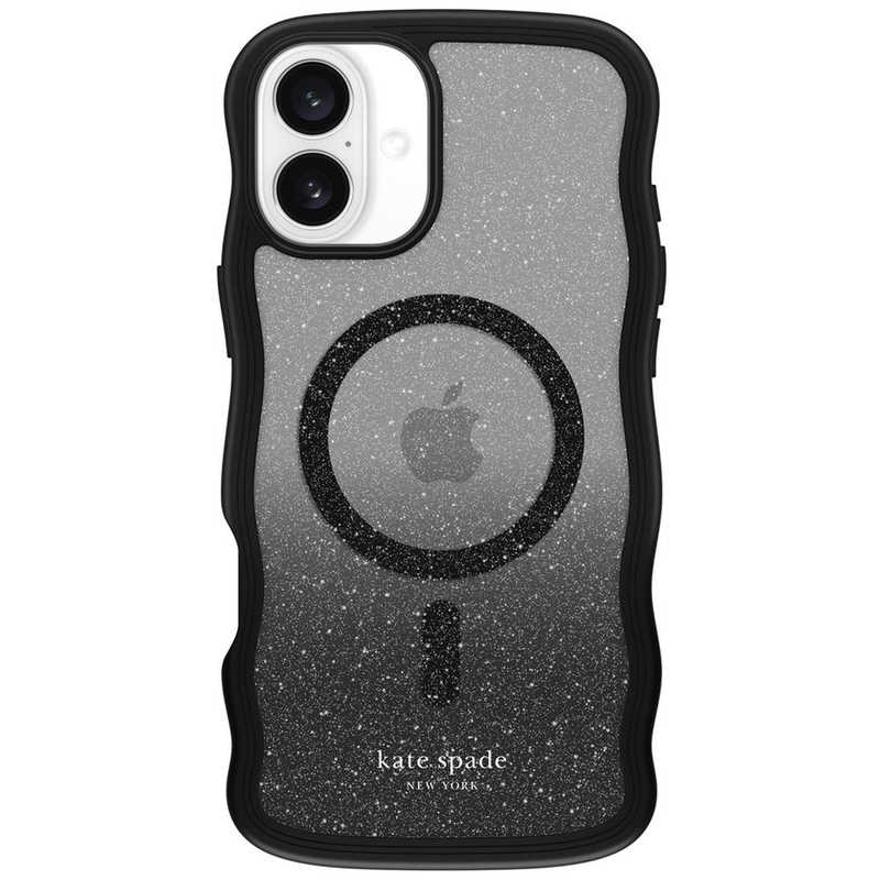 KATESPADE　iPhone 16 Plus Kate Spade Wavy - MagSafe/ Recycled Nightfall　KS054394