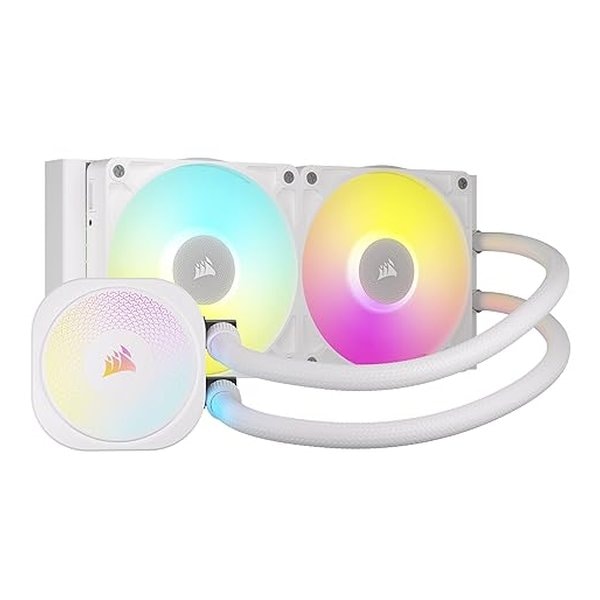 iCUE LINK TITAN RX RGB AIO White 240mm オールインワン簡易水冷CPUクーラー CW-9061020-WW