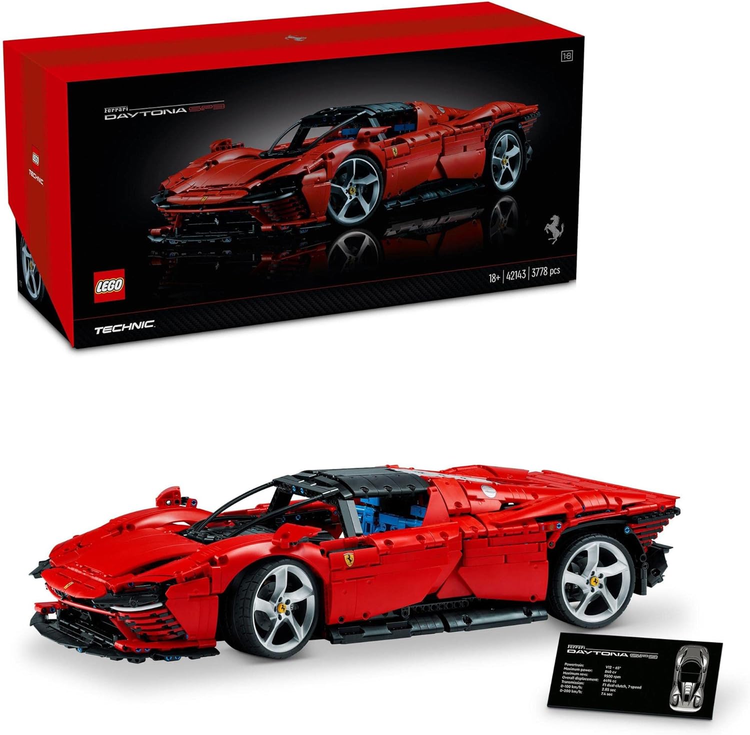 レゴ LEGO テクニック フェラーリ Daytona SP3 42143 おもちゃ ブロック 男の子 大人レゴ