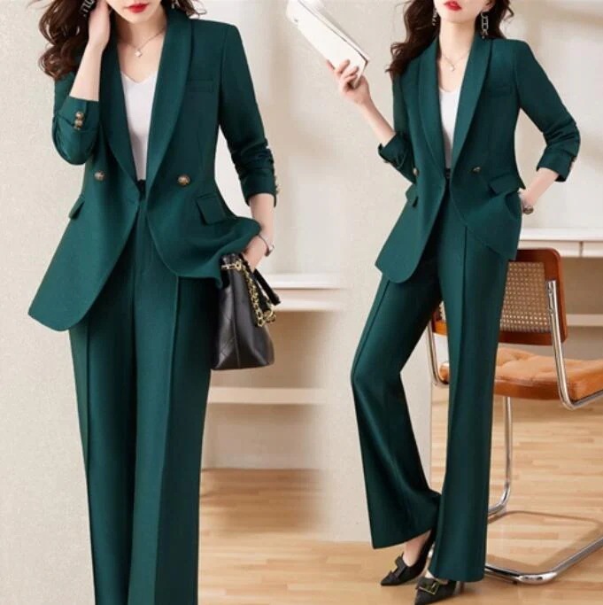 速達!スーツセット ボダンスーツ ビジネススーツ レディーススーツ セットアップ リクルートスーツ 2点セット ジャケット+パンツ パンツスーツ 面接 入学式 卒業式 スリム きれいめ 結婚式