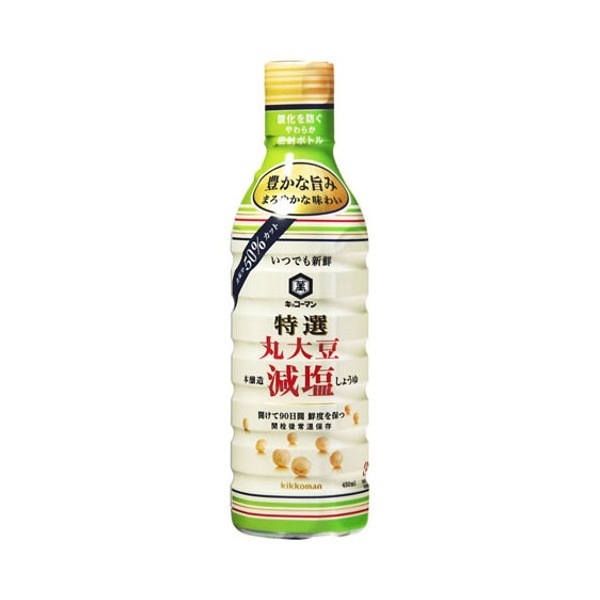 新鮮特選丸大豆減塩しょうゆ 450ml 12 メーカー直送