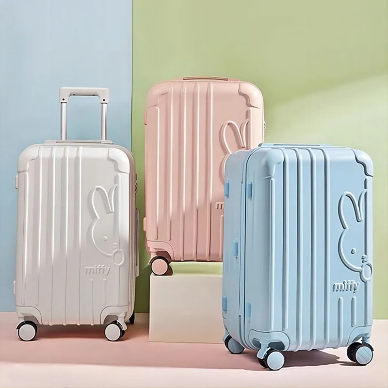 【ミッフィー】新品入荷！スーツケース キャリーケース キャリーバッグ アルミフレーム軽量 360回転キャスタ TSAロック