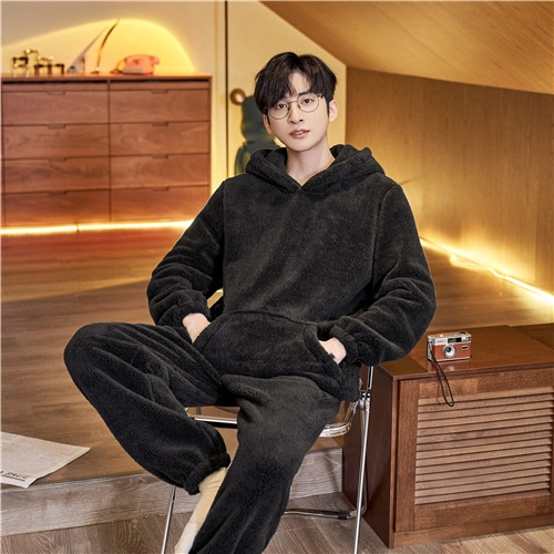 下着 もこもこ パジャマ メンズ 上下 セットアップ 暖かい ルーム ウェア メンズ 寝巻きメンズ