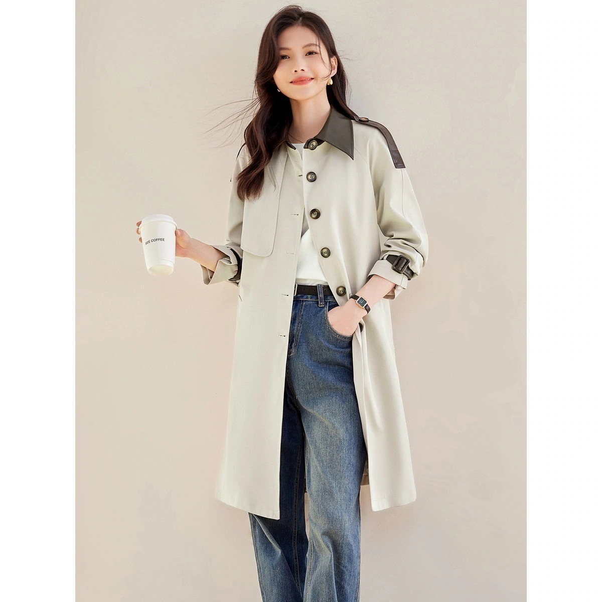 タイド 百掛け スリム 怠惰な風 女の子ファッション レジャー ゆったりする 体型カバー 冬 新作 2025秋 韓国ファッション