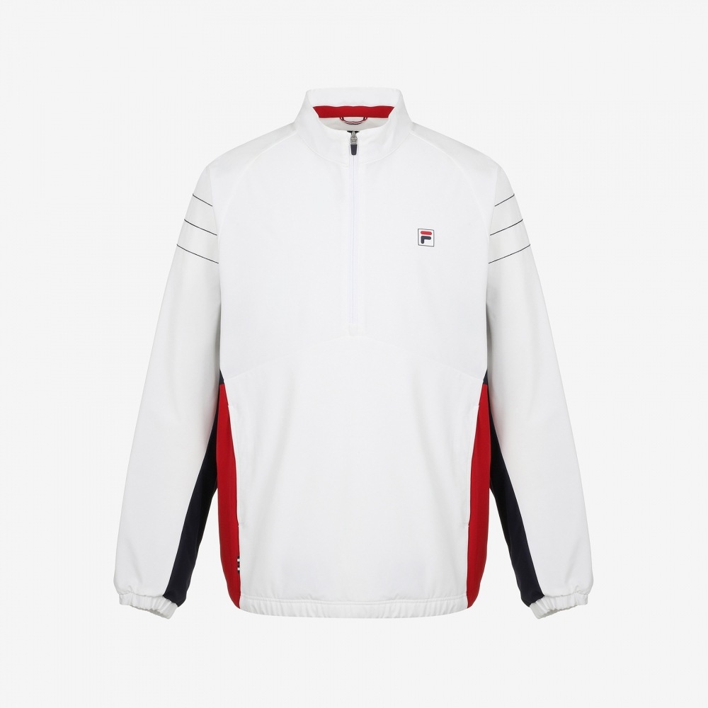 フィラテニスカラーブロックアノラック_FS2JKG3302X_OWH