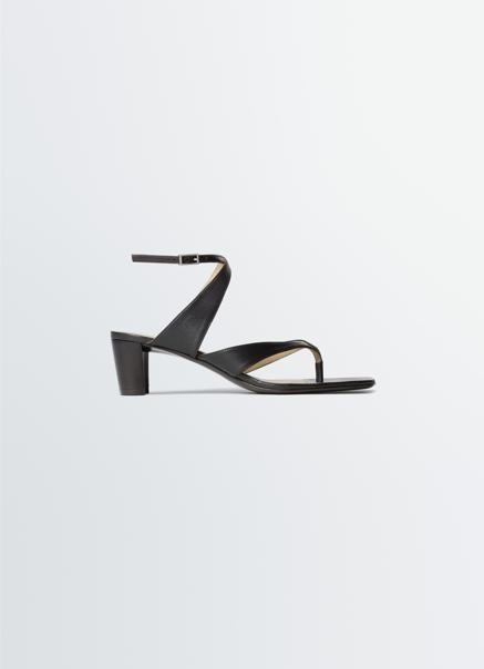 LEMAIRE Women Sandals FO0251LL0023 BR490 DARK CHOCOLATE