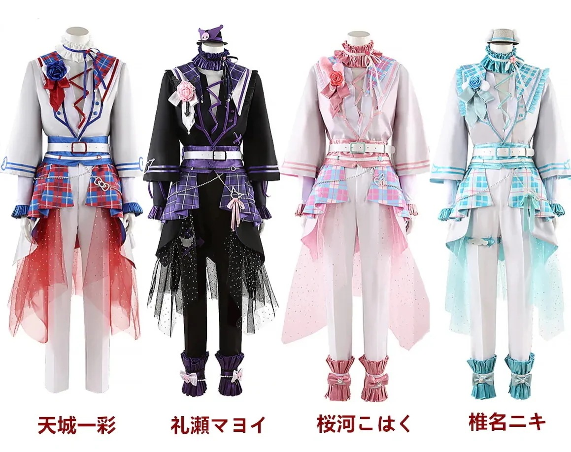 コスチューム サンリオキャラクターズin あんさんぶるスターズ 天城一彩 サンリオピューロランド ハロウィン 仮装期間限定30％ ES 礼瀬マヨイ 装服 椎名ニキ コスプレ衣装パーティーイベント用