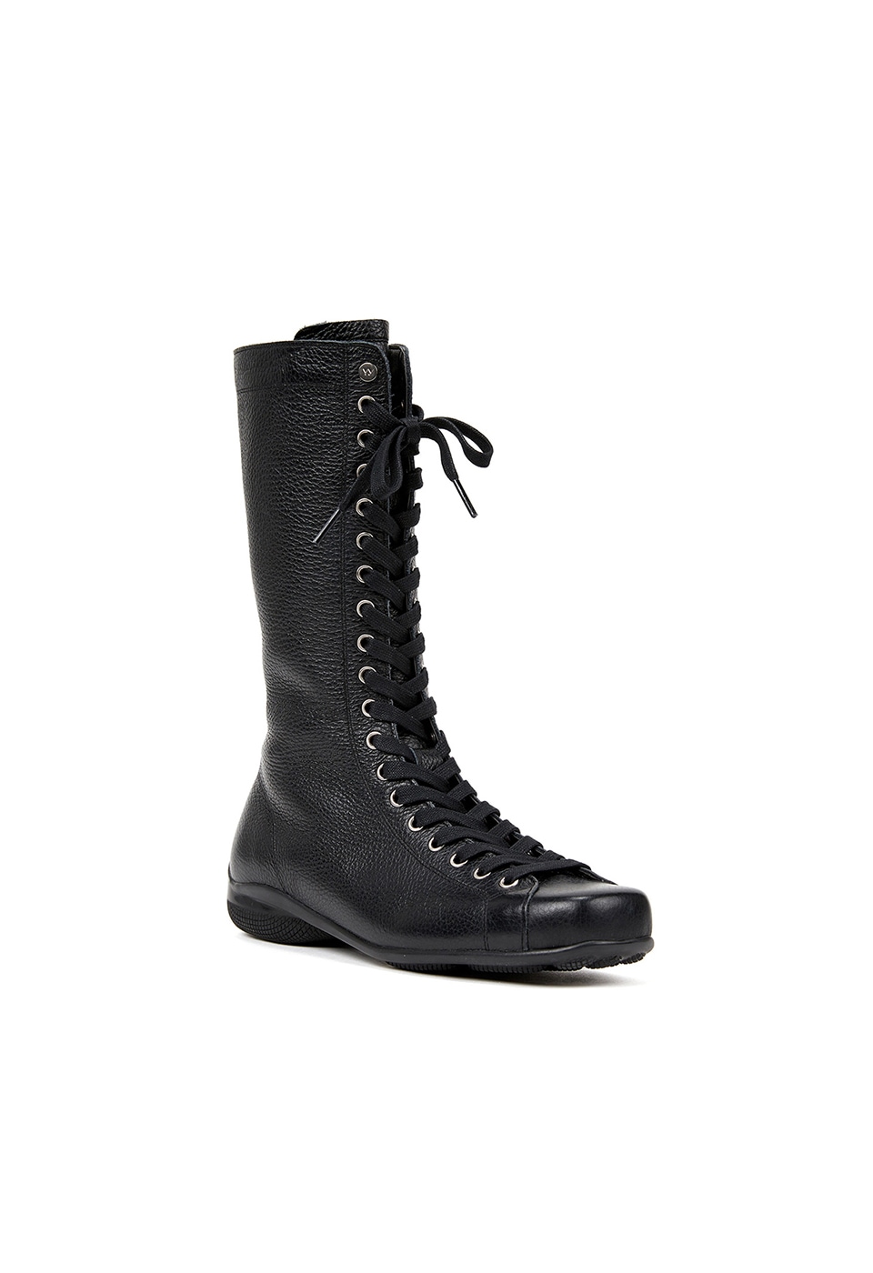 【OPEN Yy】 LACE-UP TRAINING BOOTS : BLACK
