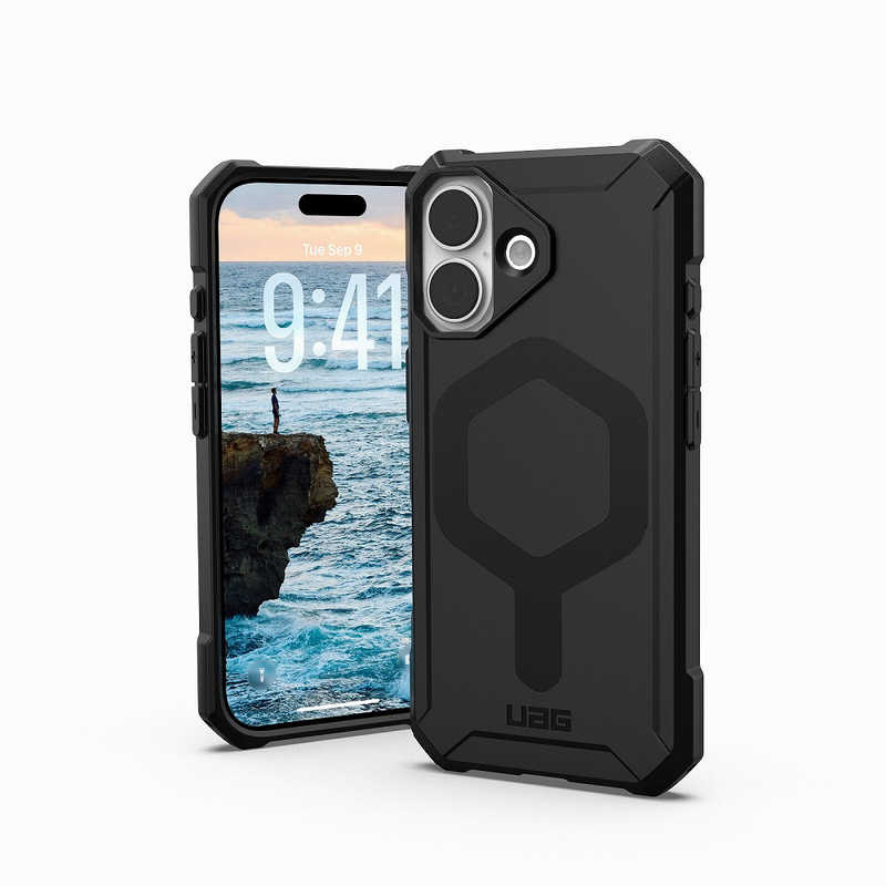UAG　iPhone 17用 MagSafe対応 ESSENTIAL ARMOR(ブラック)　UAG-IPH25MB-EMS-BK