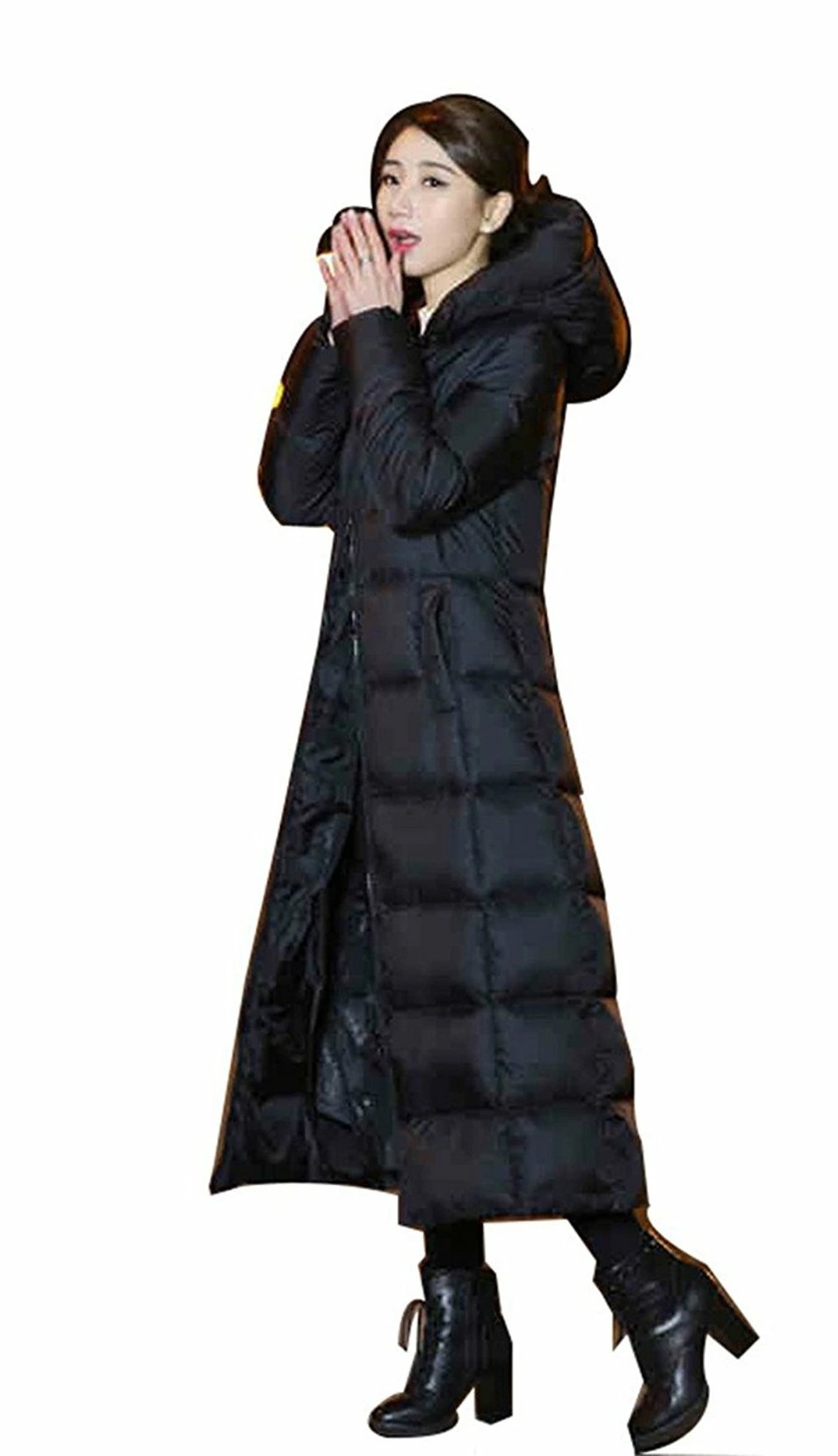 ダウンコート ロング レディース ダウンジャケット Aライン 中綿ダウンコート フード付き 撥水 着痩せ 軽量 ベンチコート 着痩せ 細身 棉服コート 防寒ジャケット 厚手 シンプル かわいい ダウン