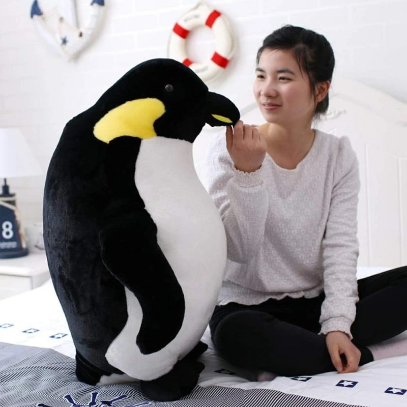 ぬいぐるみ　ペンギン　抱き枕　おもちゃ　可愛い　プレゼント　ギフト　　縫い包み　誕生日　記念日　クリスマス　贈り物　お祝い　インテリア　店飾り　赤ちゃん　彼女　彼氏　抱き心地　もちもち　35