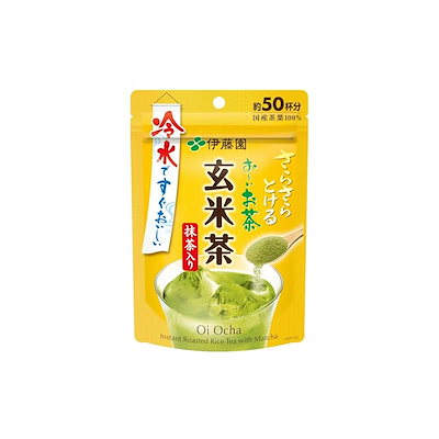 他サイト： 伊藤園 おーいお茶 玄米茶 粉末 40g チャック付き袋タイプ 抹茶入りの商品画像
