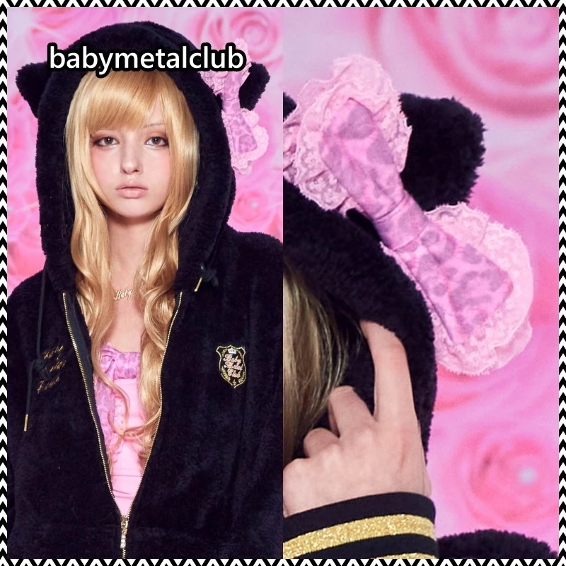 babymetalclub Leopard bonbon ribbon pin