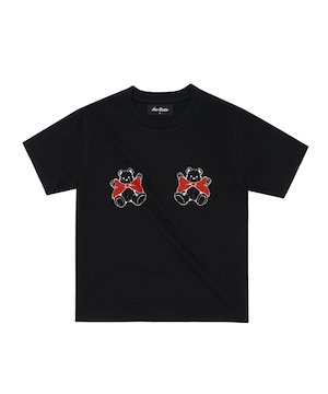 [LUV IS TRUE]★NM RABBIT TEE Qoo10 LUV IS TRUE NM RABBIT TEE プリント 半