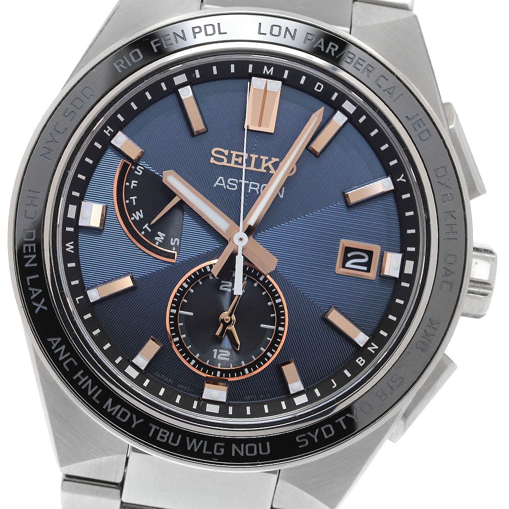 セイコー SEIKO SBXY053/8B63-0BD0 アストロン ネクスター デイデイト ソーラー電波 メンズ 箱・保証書付き_907811【中古】