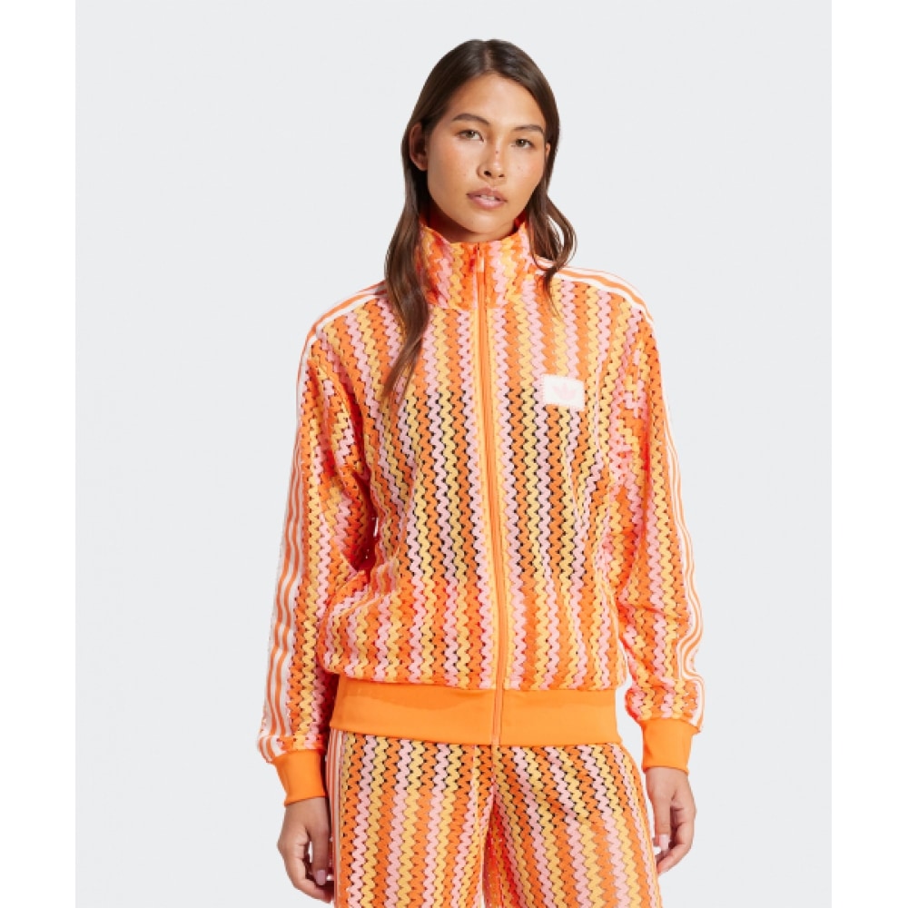 ADIDAS サマーグロー ファイヤーバード トラックトップ - オレンジ / KC0748