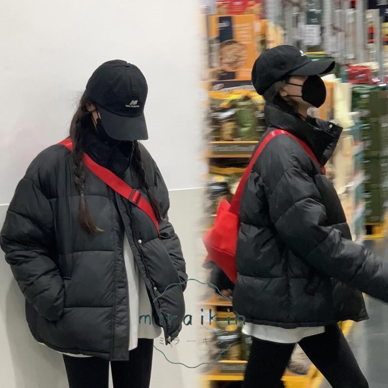 ダウンコート レディース ダウン 中綿 中綿コート 暖かい ゆったり 秋冬 保温 防寒 ジップアップ ショート丈 もこもこ 可愛い おしゃれ 5,917円