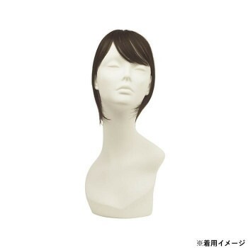 プリシラ 白髪かくしウィッグ 人毛100％ ロング 人毛ダークブラック ST-102-ZBDK