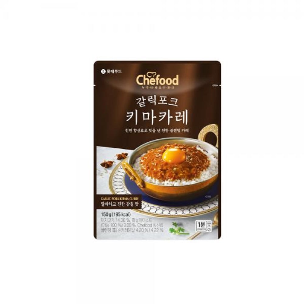 K MEAL-ロッテガーリックフォーク キマカレー 150g 1箱(12本入)