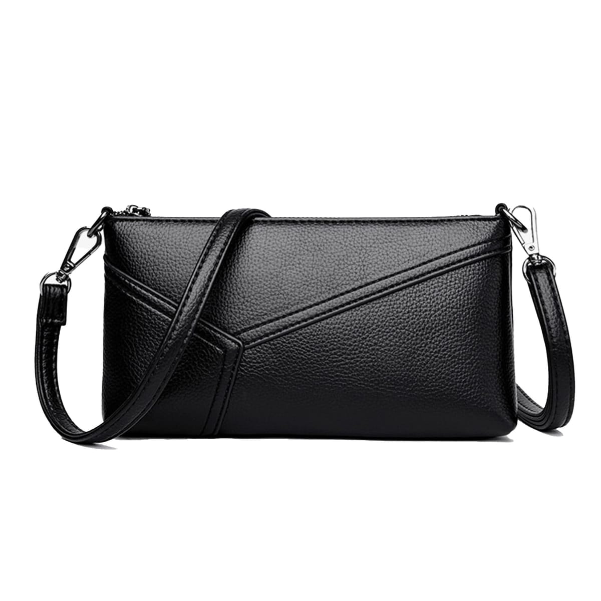 [Ne Right] ショルダーバッグ クラッチバッグ ミニショルダーバッグレディース 斜めがけ レザー シンプル フェイクレザー コンパクト 軽量 仕分け 肩掛けバッグ 小さめ 大容量 マザーズバッ