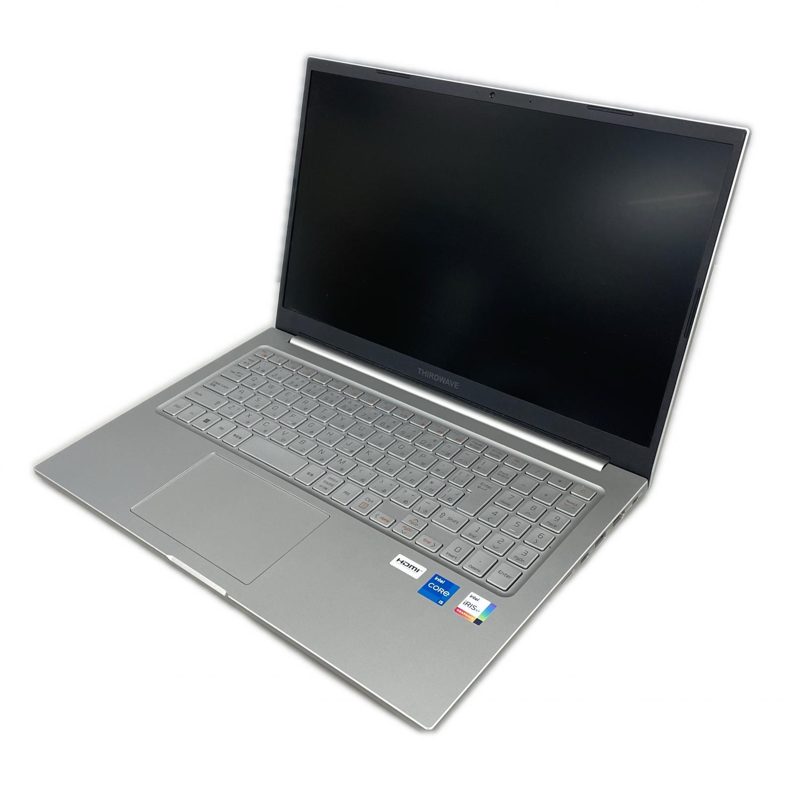 THIRD WAVE サードウェーブ ノートパソコン Windows11 core i5 1335U 16GB SSD256GB 15.6インチ DX-R5