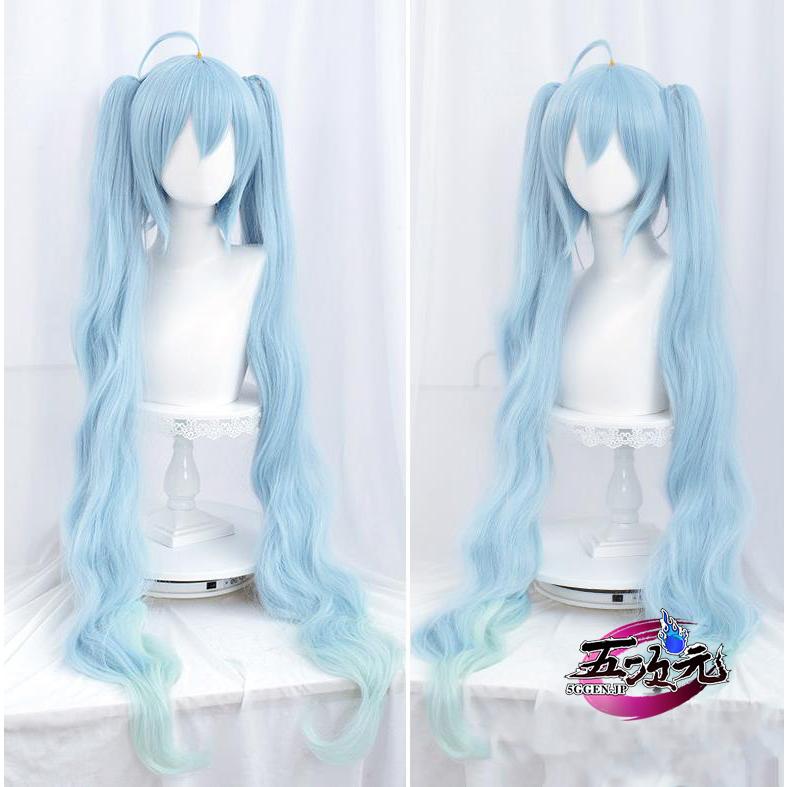 五次元 　ボーカロイド　コスプレ　初音ミク　 雪ミク2019 　ウィッグ　イベント用品