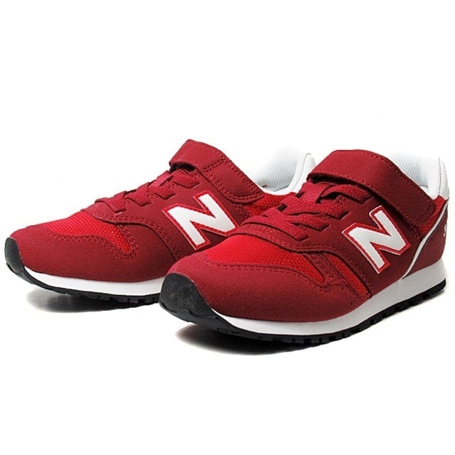 ニューバランス YV373 XY2 RED ライフスタイル スニーカー キッズ 運動 通園 通学 スクール 靴