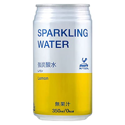 他サイト： 神戸居留地 スパークリングウォーター 強炭酸水 レモン 缶 350ml × 24本 [ ソーダ 炭酸水 国産 ]の商品画像