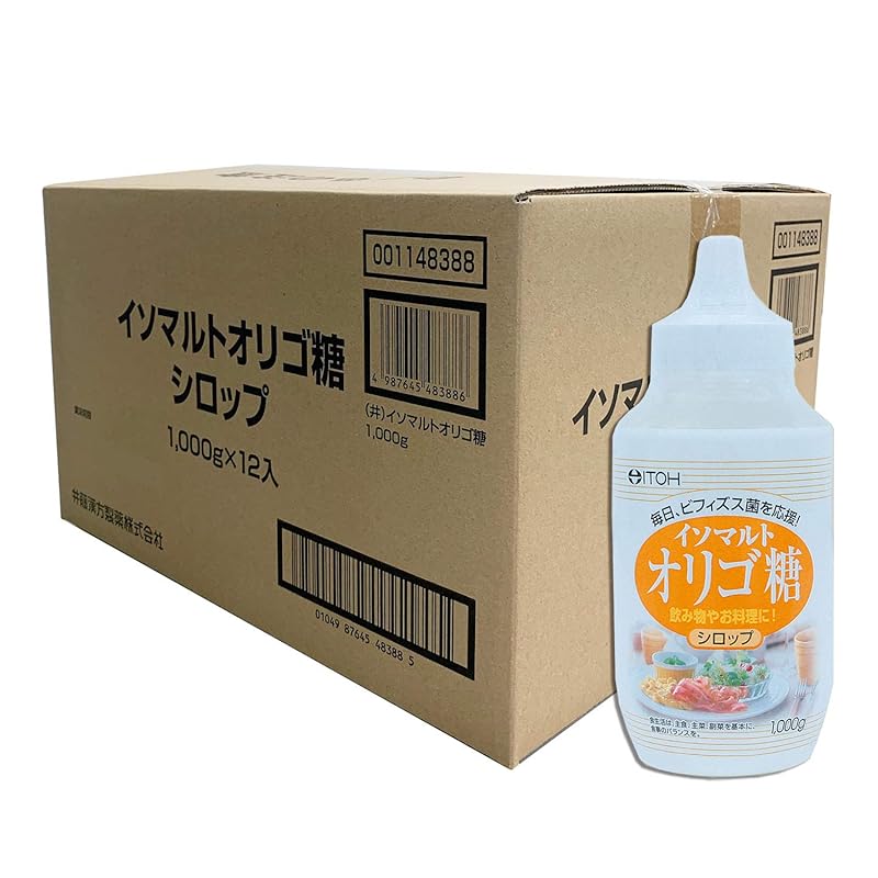 植物由来の甘味料【イソマルト オリゴ糖 シロップ 1000g】 甘味料 植物由来 【井藤漢方製薬】ケース売り(12本入り)