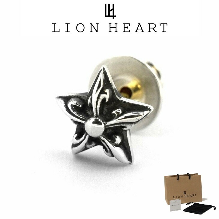 ピアス メンズ ゴシックスターピアス SV925 LH-1EA116 メンズピアス 片耳用 1点売り クリスマス 誕生日 プレゼント ギフト 彼氏 【ネコポス】