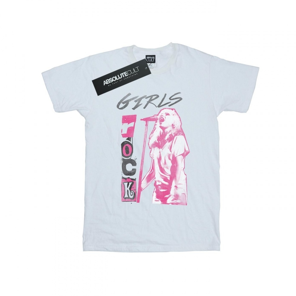 (英国より直送) デビーハリーレディース/レディースガールズロックコットンボーイフレンド Tシャツ