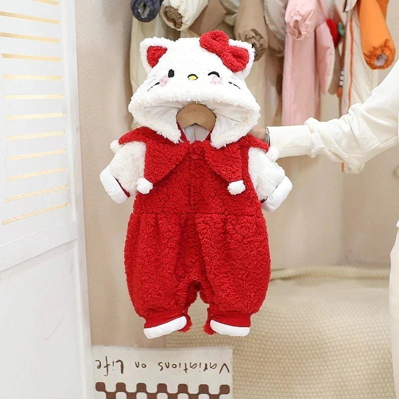 赤字販売 即納ロンパース 女赤ちゃん綿ジャンプ冬綿ジャンプ厚着服秋冬ロンパースキルティング冬服お出かけ