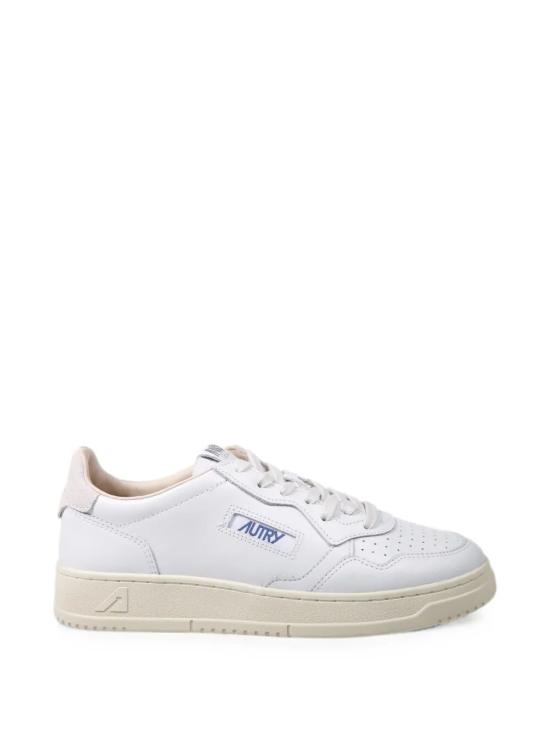 AUTRY Men Sneakers AULM BJ04 LEAT SUEDE LOGO WHITE SNOWHITE