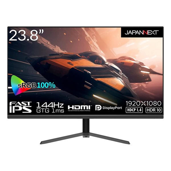 ジャパンネクスト 23.8型液晶ゲーミングディスプレイ リフレッシュレート対応