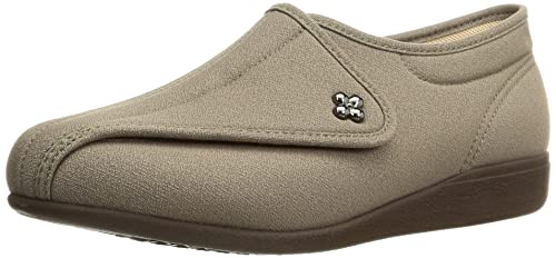 [カイホシュギ] 介護シューズ 軽量 転倒予防 リハビリ 幅広3E KHS L011 レディース サンドベージュ 25.0 cm 3E