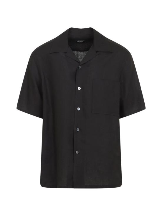 ERMENEGILDO ZEGNA Men Shirts UHX30A3SCP5 BLK Black