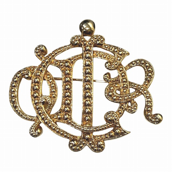 ディオール エンブレム ヴィンテージ ブランド小物 ブローチ レディース 【中古】