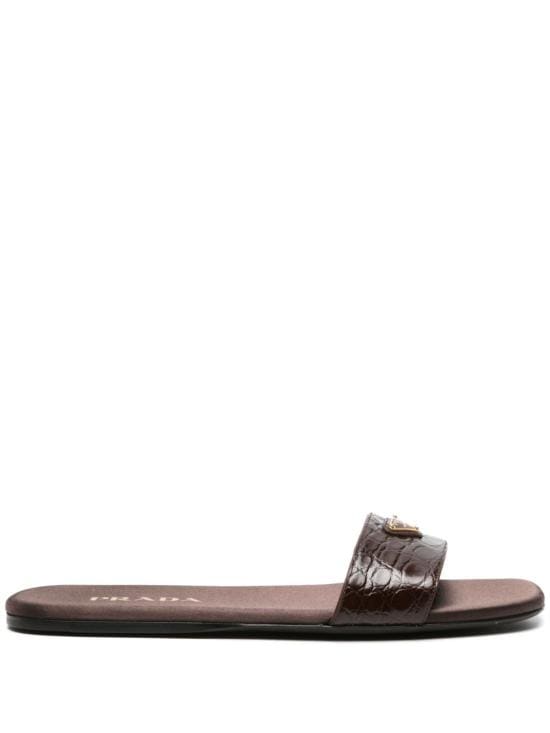 PRADA Women Sandals 1XX355FD0053LNT F0324 CACAO