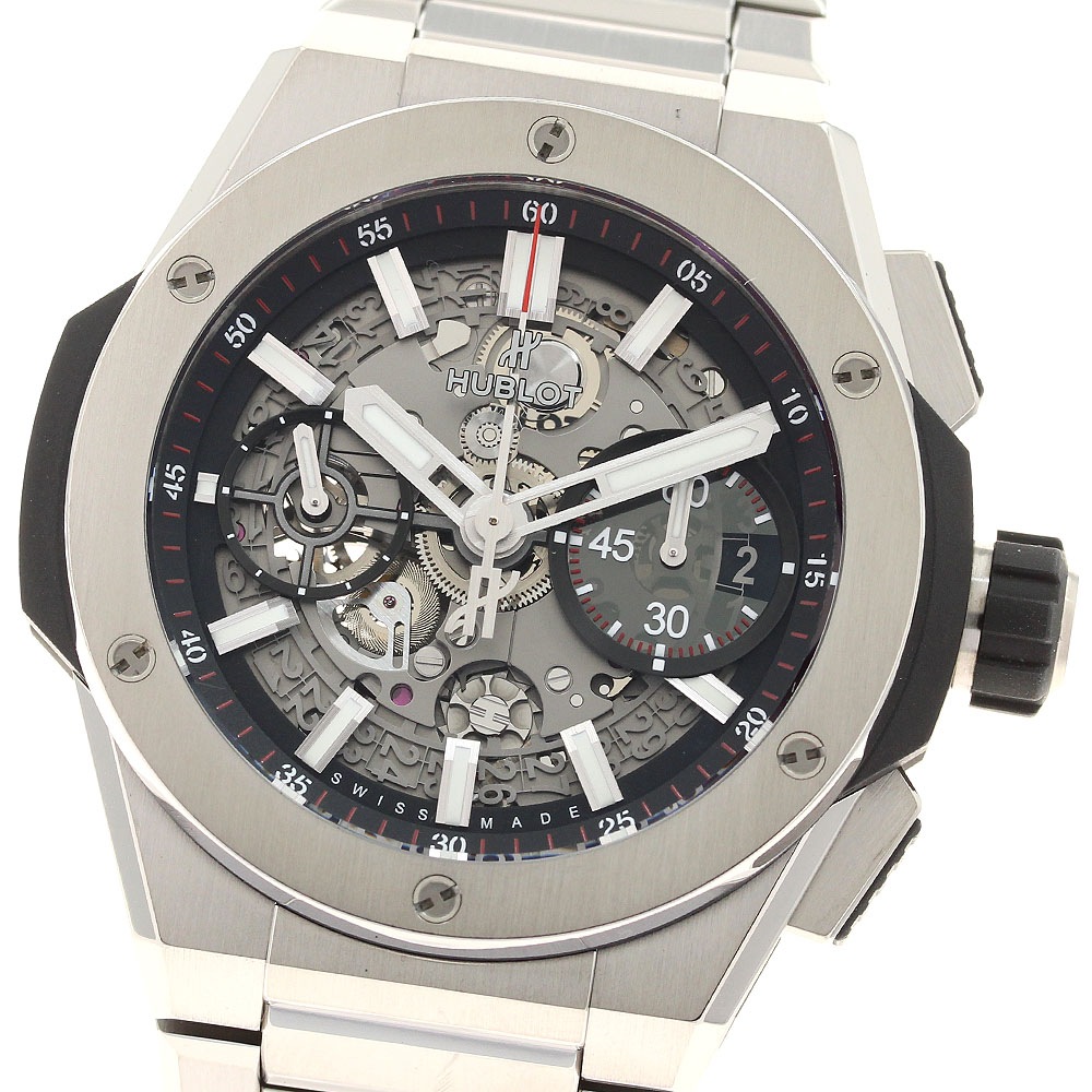 ウブロ HUBLOT 451.NX.1170.NX ビッグバン インテグラル チタニウム クロノグラフ 自動巻き メンズ 美品 _921517【中古】