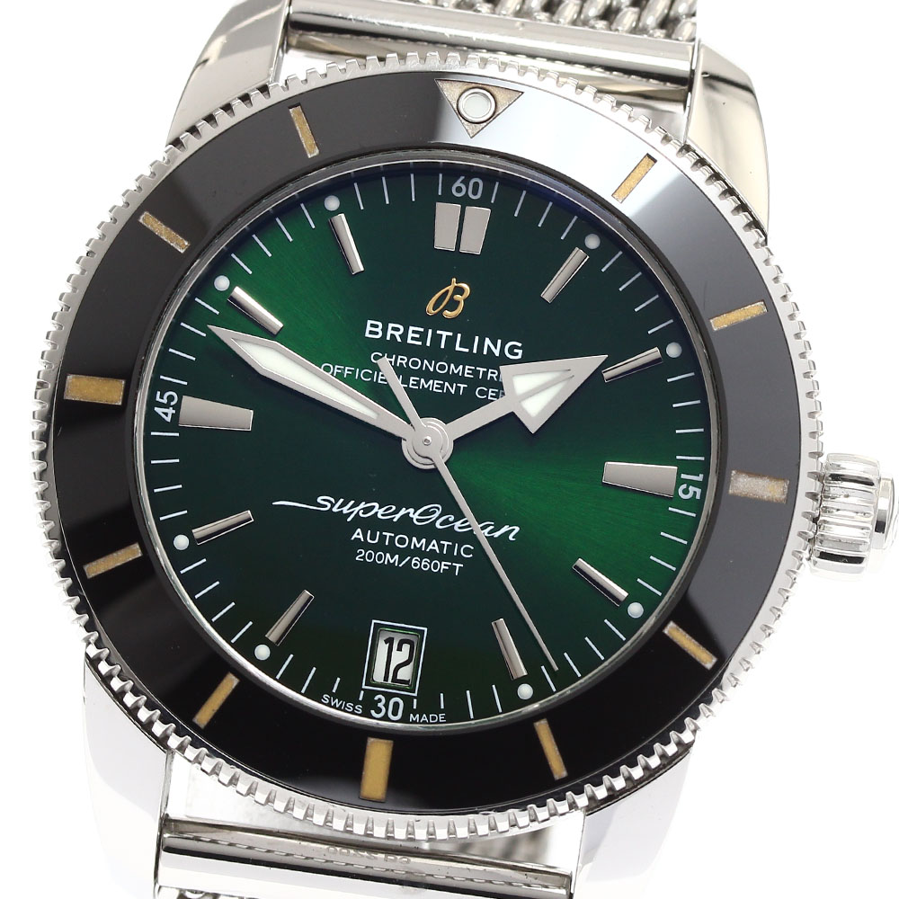 ブライトリング BREITLING AB2010121L1A1 スーパーオーシャン ヘリテージ B20 自動巻き メンズ 美品 内箱・保証書付き_897218【中古】 242,450円